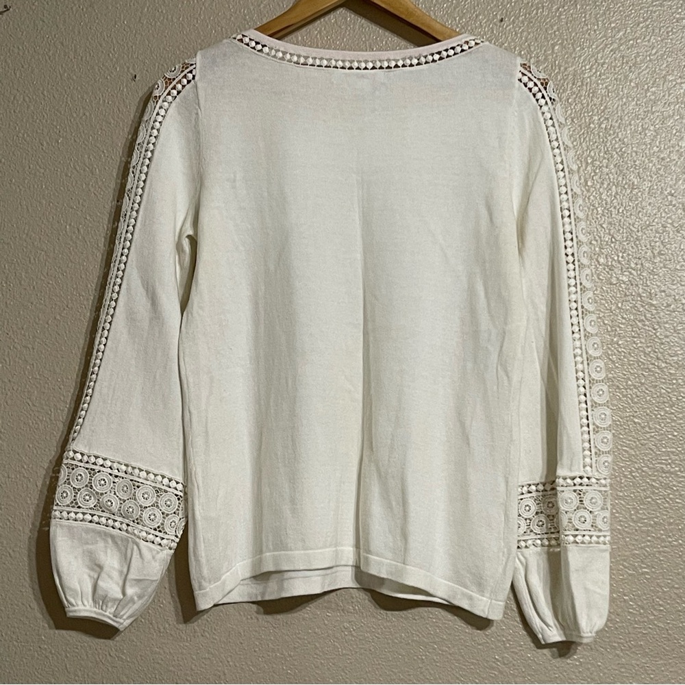 Boden Cream Lace Detail Women's‎ Blouse View 4